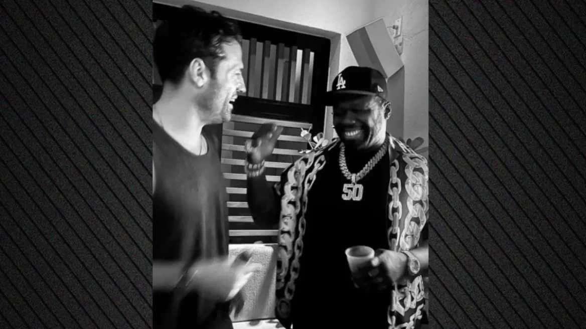 Κωνσταντίνος Αργυρός: Συνάντησε τον 50 Cent στο Μαϊάμι (φωτο) 