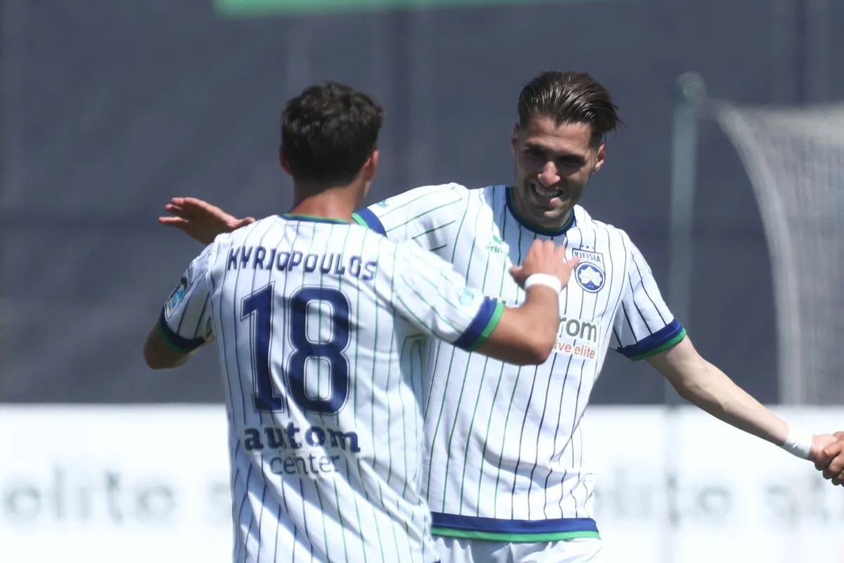 Με 2-0 την Ηλιούπολη, η Κηφισιά εξασφαλίζει την άνοδο της στην Super League 2