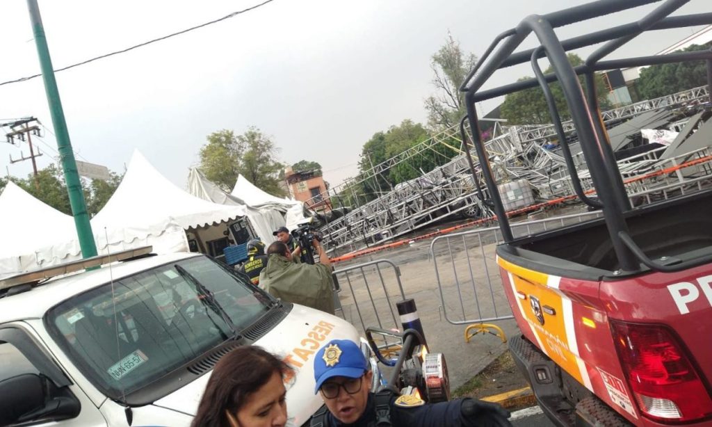 Μεξικό: Κατέρρευσε σκηνή σε συναυλιακό χώρο – Τουλάχιστον 5 τραυματίες (βίντεο)