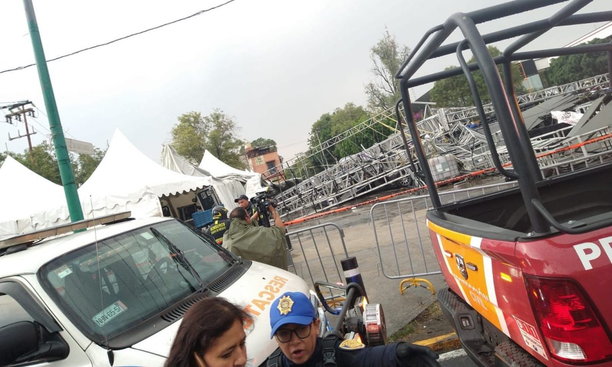 Μεξικό: Κατέρρευσε σκηνή σε συναυλιακό χώρο – Τουλάχιστον 5 τραυματίες (βίντεο)