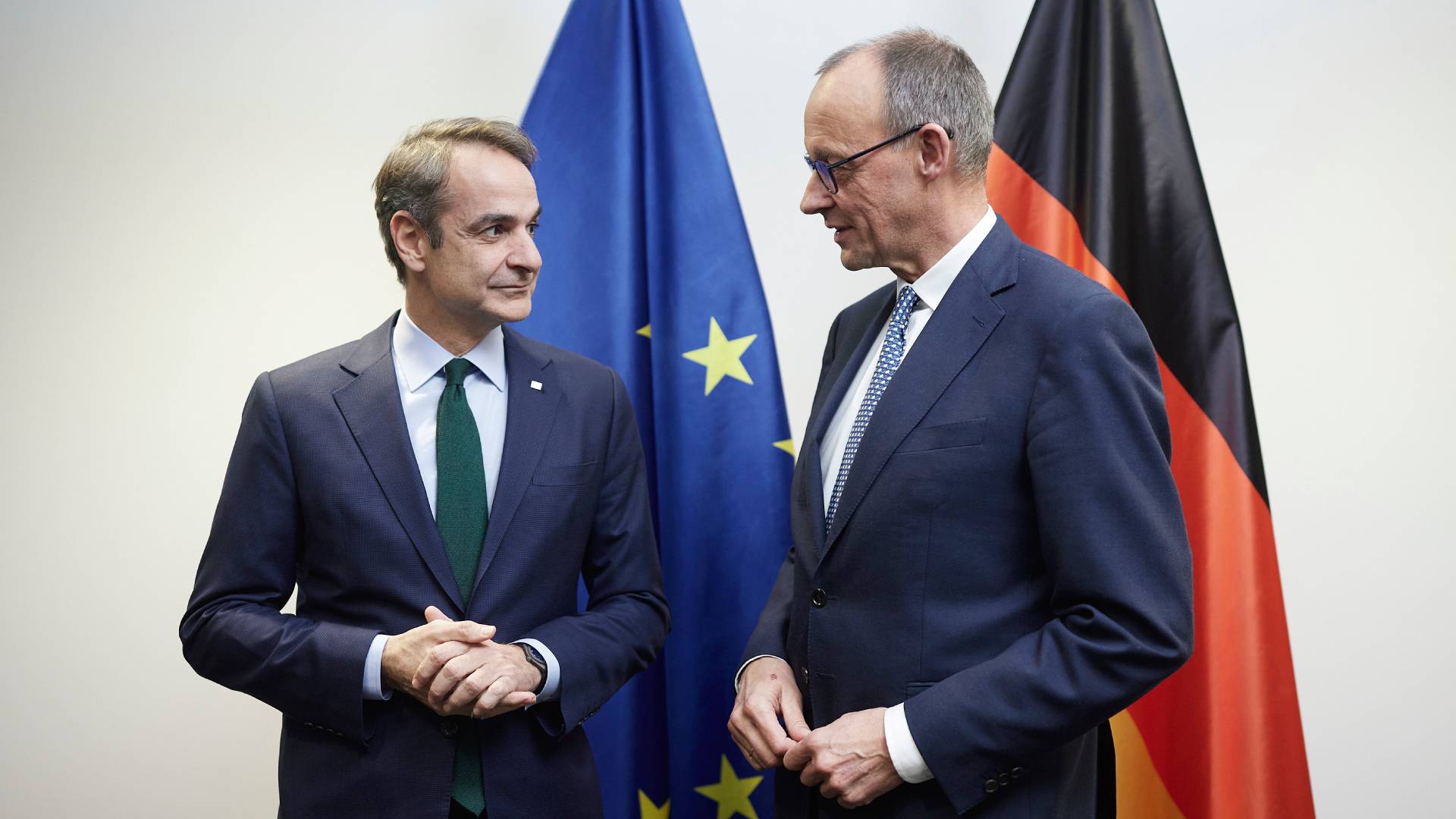 Συνάντηση Κ.Μητσοτάκη – Φ.Μερτς την Τρίτη στο Βερολίνο