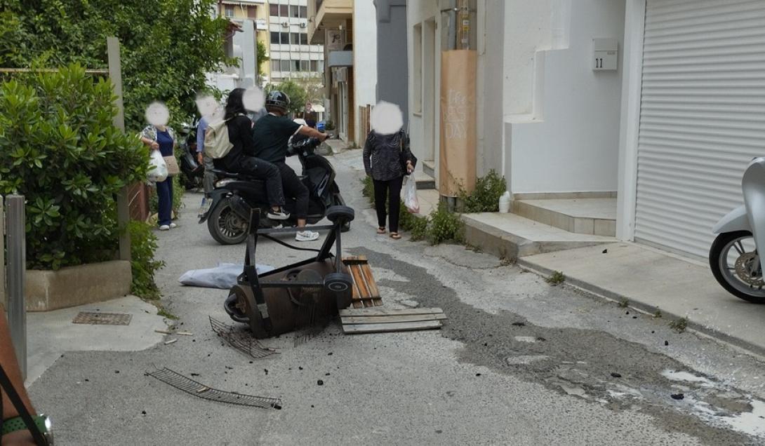 Ηράκλειο: Ψησταριά «εκτοξεύτηκε» από τους ανέμους και τραυμάτισε άνδρα – «Ζω από θαύμα»