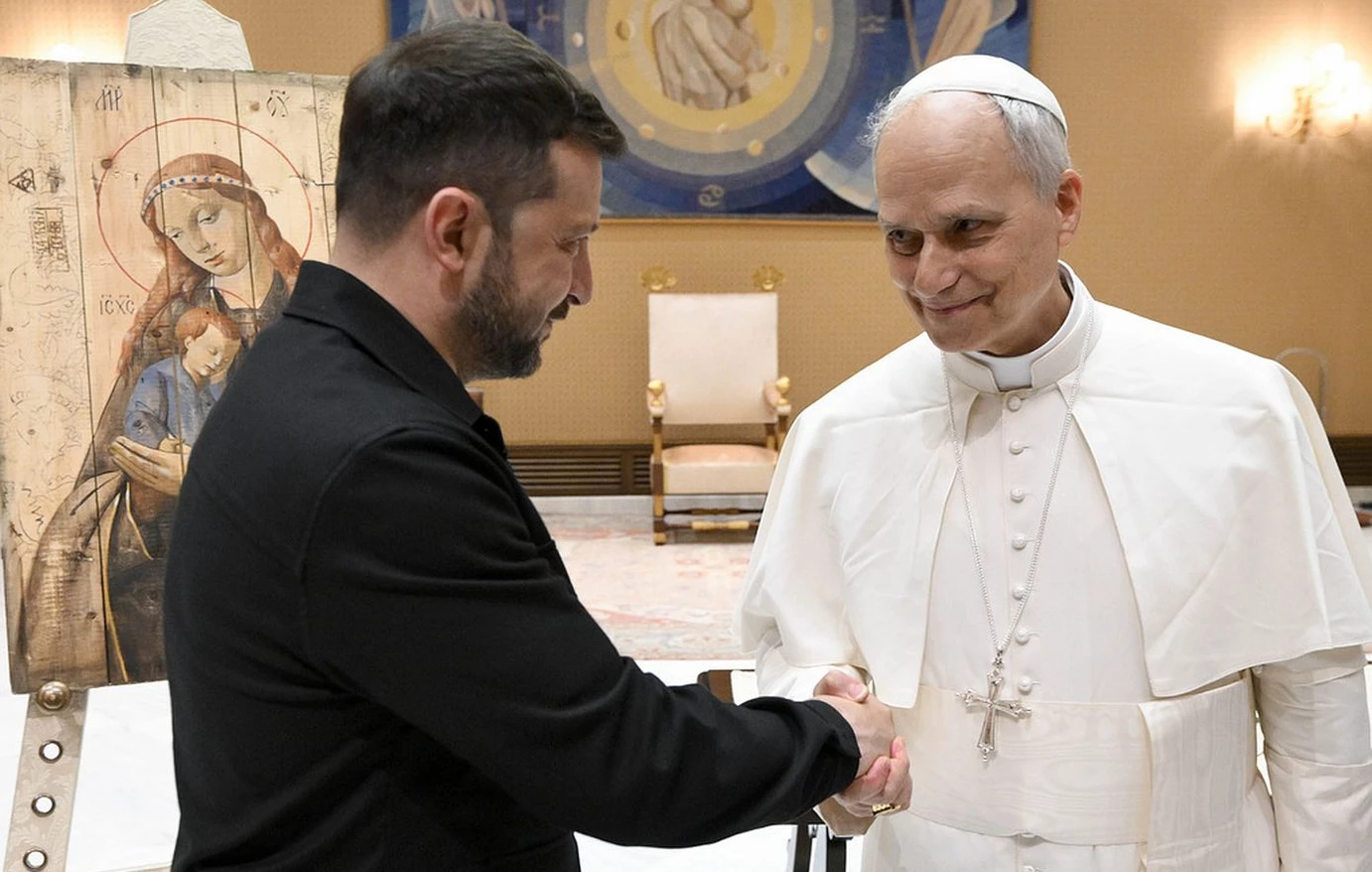 Βατικανό: Με τον Β.Ζελένσκι συναντήθηκε ο Πάπας Λέων ΙΔ΄
