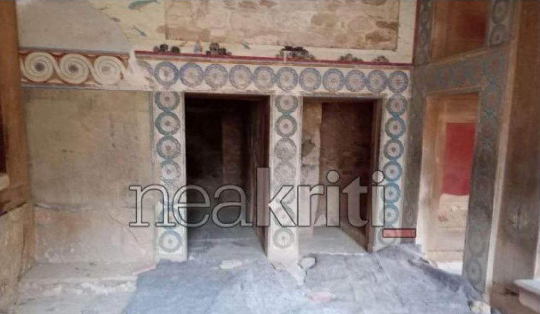 Απάντηση της Λ.Μενδώνη στον Ν.Ανδρουλάκη: «Η πτώση της τοιχογραφίας στην Κνωσό οφείλεται στους θυελλώδεις νοτιάδες»