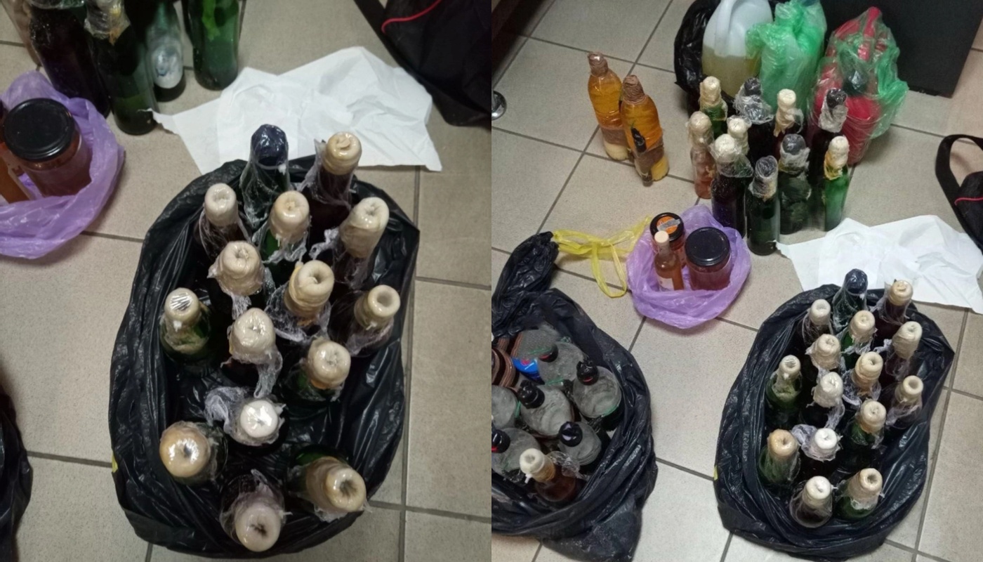 ΑΠΘ: Εντοπίστηκαν σακούλες με 49 βόμβες μολότοφ σε υπόγειο της Πολυτεχνικής Σχολής (φώτο)