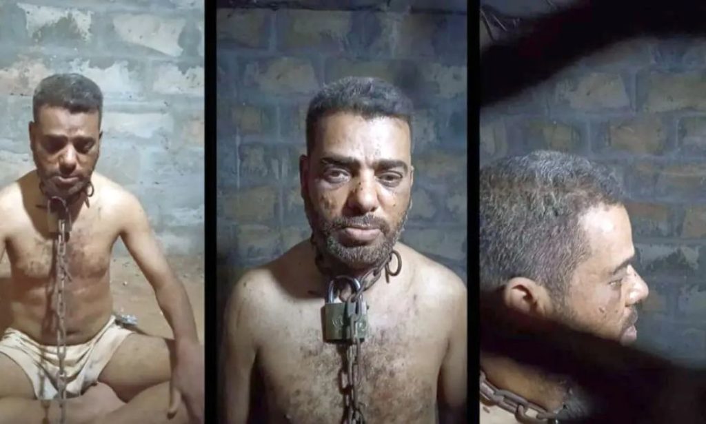 Σοκάρουν οι εικόνες από τα βασανιστήρια σε βουλευτή της Λιβύης – Δεμένος με αλυσίδες και γεμάτος μελανιές (βίντεο)
