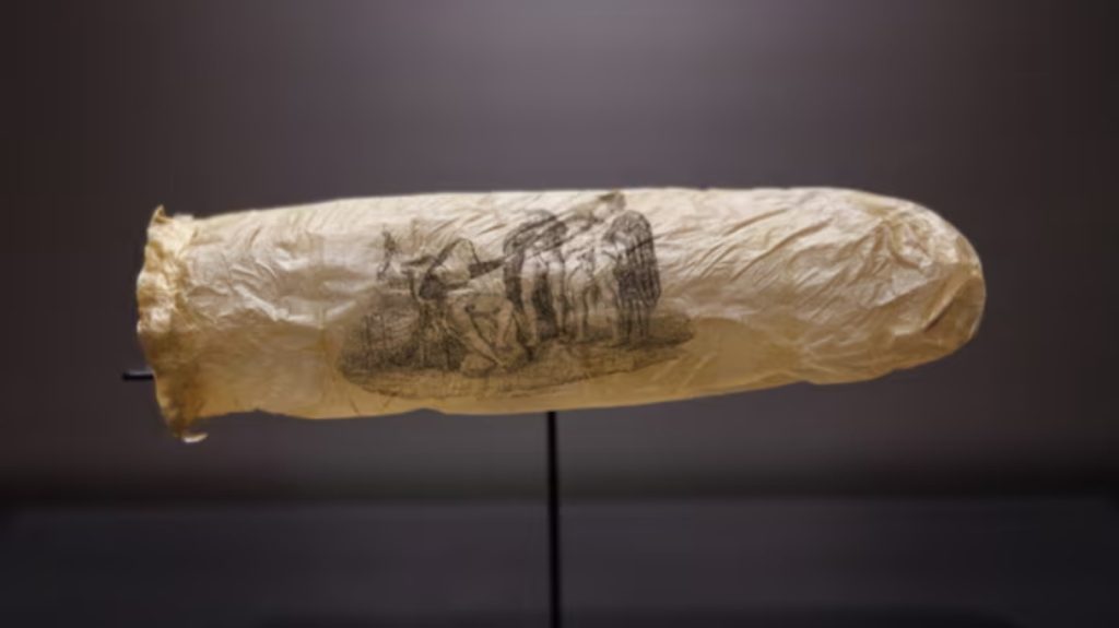 Προφυλακτικό 200 ετών με εικονογράφηση αρχαιοελληνικής σκηνής θα εκτεθεί σε μουσείο της Ολλανδίας (φωτο)