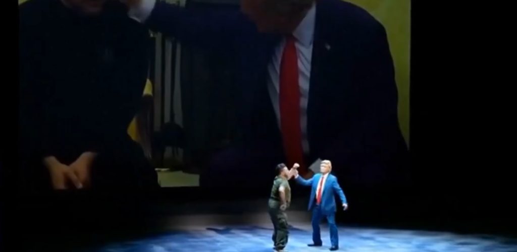 Στην Κίνα έχουν κάνει θεατρική κωμωδία την συνάντηση Ν.Τραμπ με Β.Ζελένσκι στον Λευκό Οίκο!