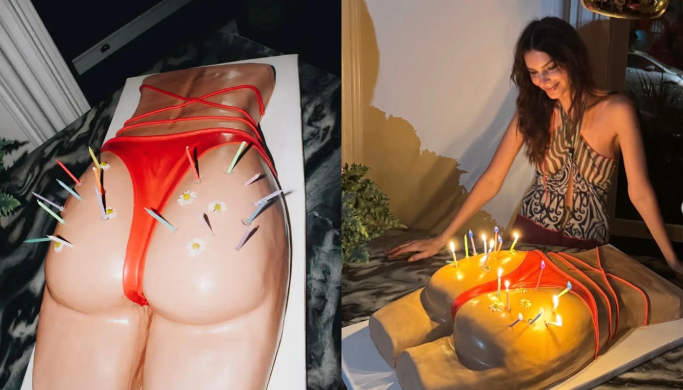 Η Έμιλι Ραταϊκόφσκι έκλεισε τα 34 και η ιδιαίτερη τούρτα της με σχήμα… γλουτών «έκλεψε» τις εντυπώσεις (φώτο)