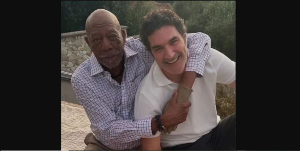 Στους Παξούς ο Μόργκαν Φρίμαν: Συναντήθηκε με τον Χ.Παπακαλιάτη και τη Μαρία Καβογιάννη – Δείτε φωτογραφίες