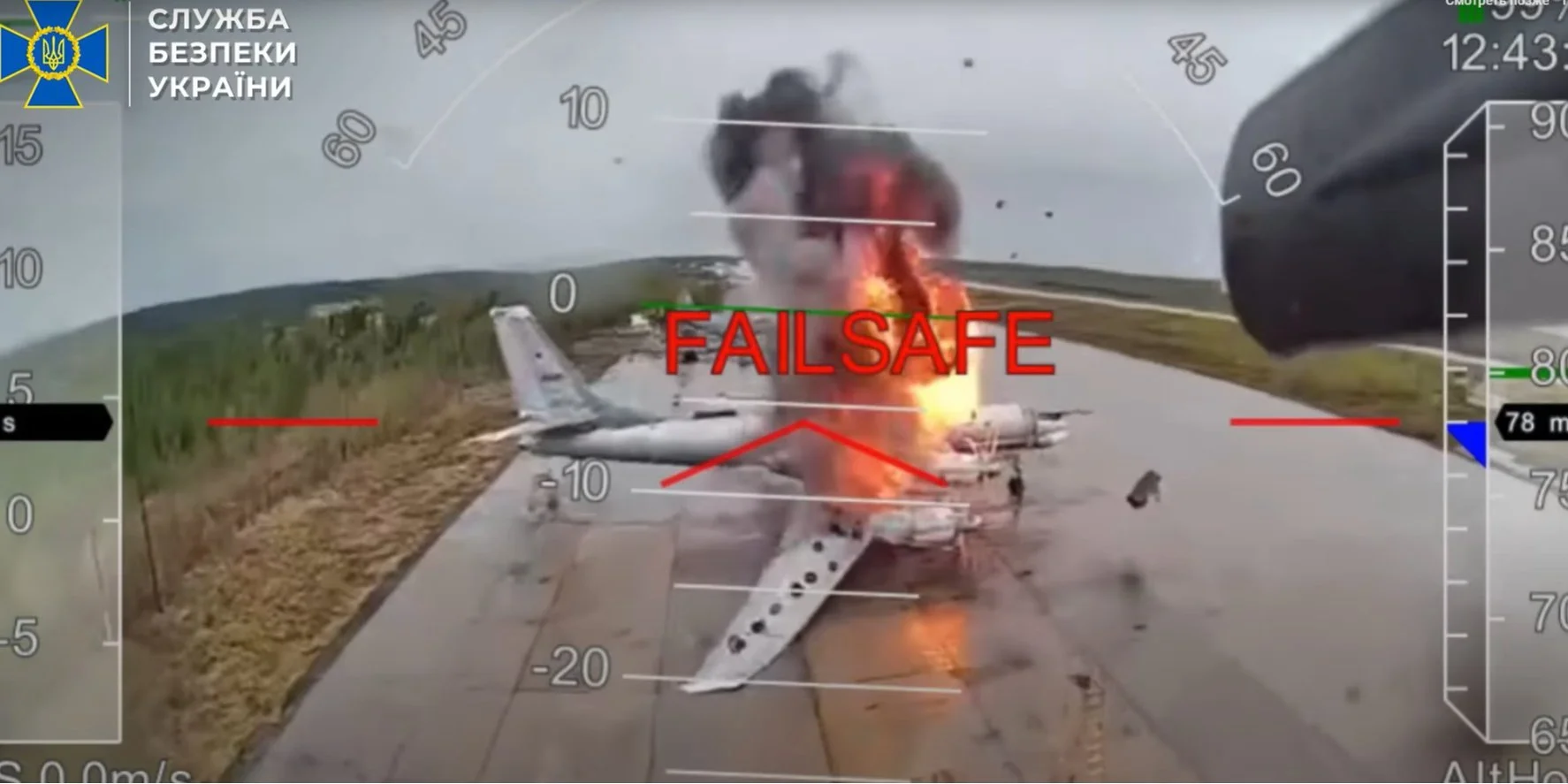 «Ιστός της Αράχνης»: Η ουκρανική SBU έδωσε νέα πλάνα από την επίθεση στα ρωσικά στρατηγικά βομβαρδιστικά (βίντεο)