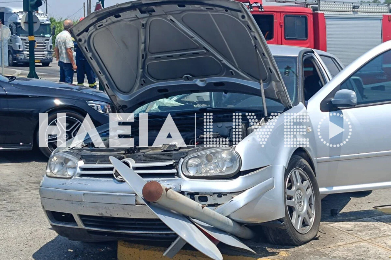 Σφοδρό τροχαίο με τρεις τραυματίες στην Κουρούτα Ηλείας (βίντεο – φωτο)