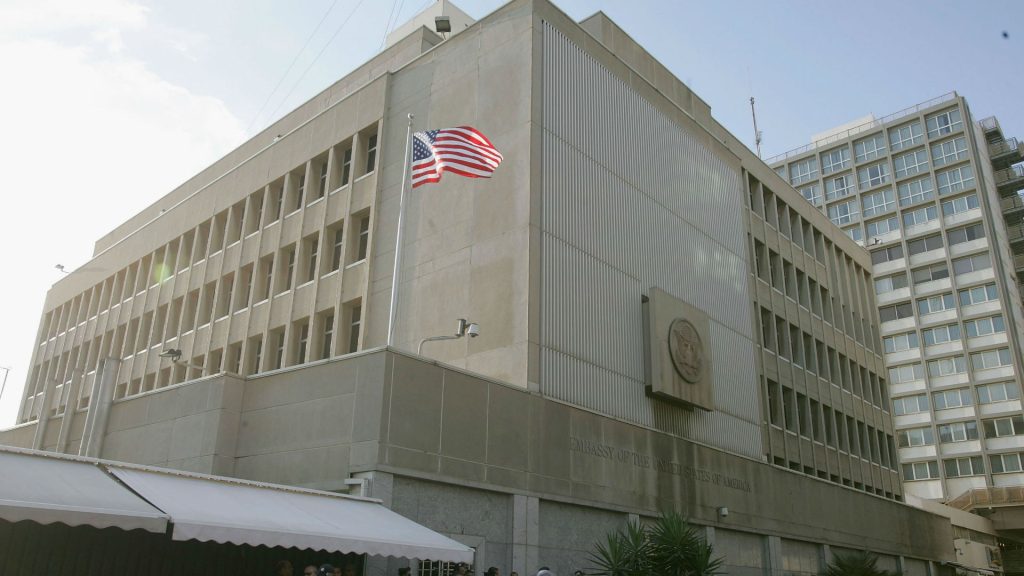 Κλείνει η αμερικανική πρεσβεία στο Τελ Αβίβ λόγω πληγμάτων που δέχθηκε