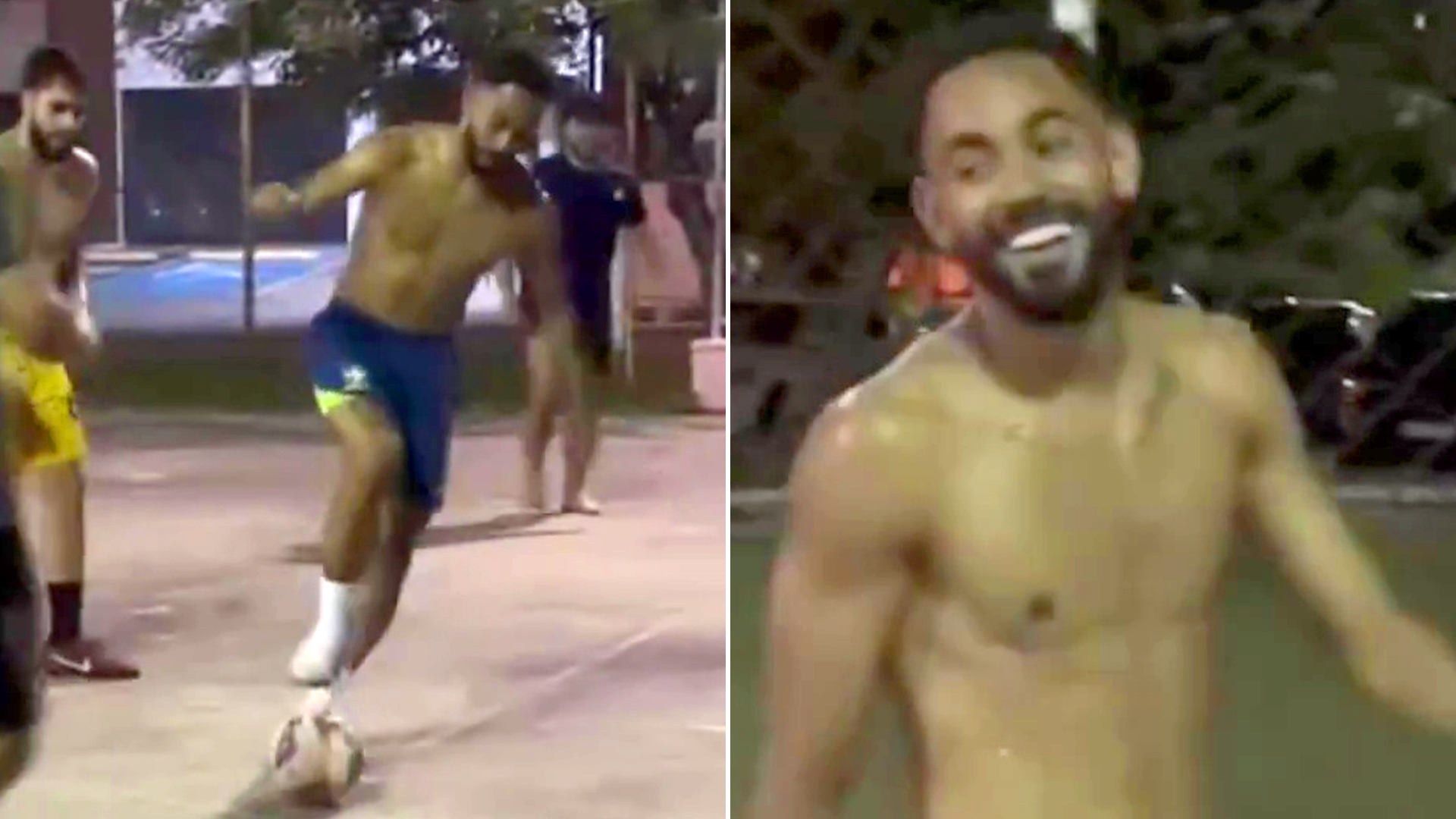 Ματέους Κούνια: Εντυπωσιακές ντρίπλες από τον επιθετικό της Μάντσεστερ Γιουνάιτεντ σε δρόμο της Βραζιλίας (βίντεο)