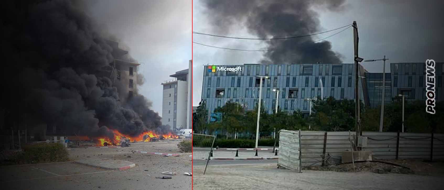 Βίντεο: Το Ιράν έπληξε την Microsoft στην Μπερ Σεβά στο Ισραήλ!