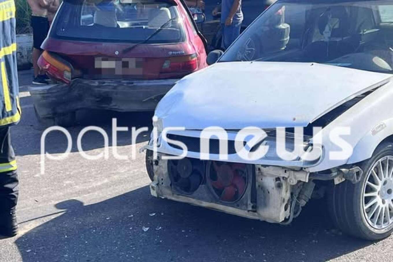 Σοβαρό τροχαίο στον Πύργο: Τραυματίες ένας ηλικιωμένος και ένα μωρό – Δείτε φωτογραφίες