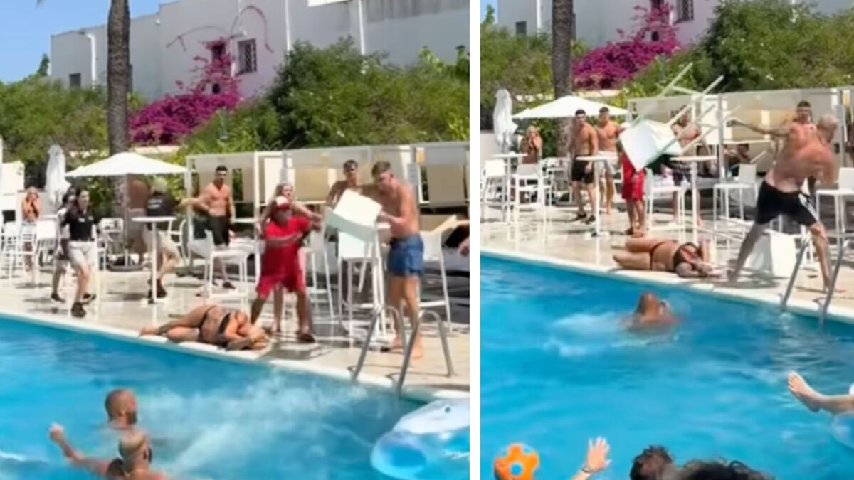 Σάλος με παίκτη της Όλνταμ που πετά καρέκλα στο κεφάλι γυναίκας – Δείτε βίντεο