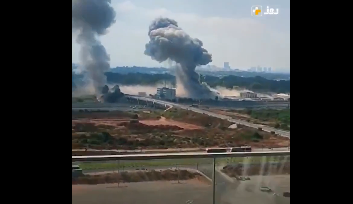 Nέα βίντεο από προσβολές στρατηγικών υποδομών του Ισραήλ από ιρανικούς πυραύλους