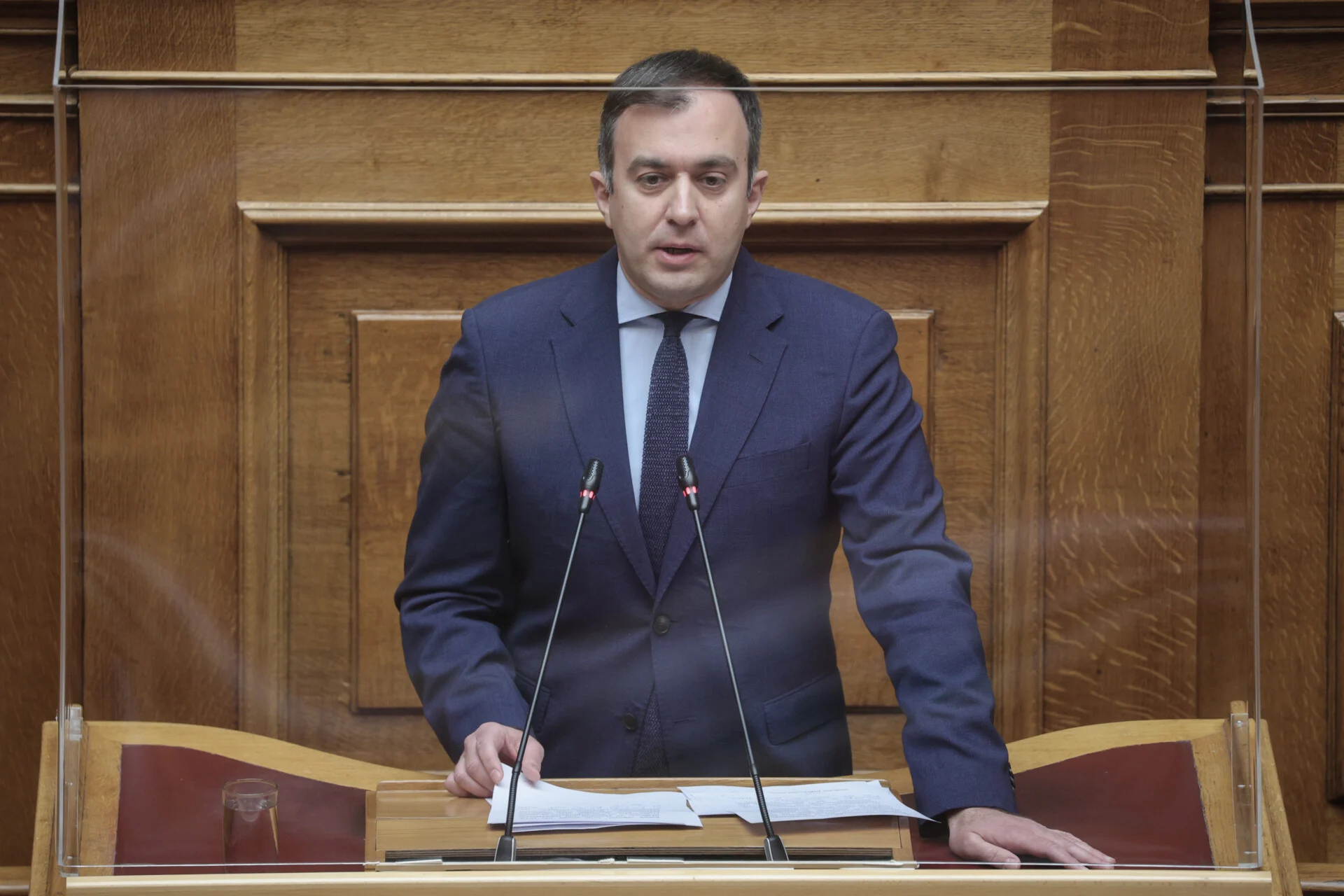 H επιστολή παραίτησης του Τ.Χατζηβασιλείου από τη θέση του υφυπουργού Εξωτερικών