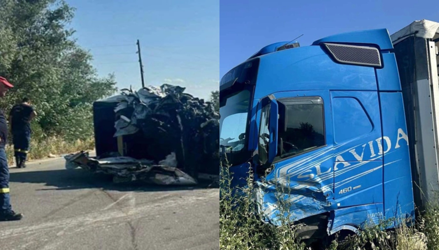 Τροχαίο στην ΕΟ Θεσσαλονίκης-Βέροιας: ΙΧ συγκρούστηκε με φορτηγό – Νεκρός ο πατέρας και ο 13χρονος γιος (upd2)