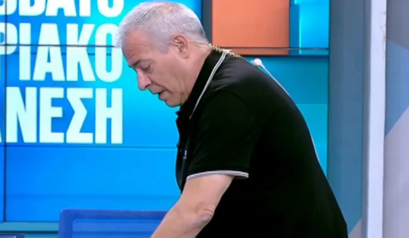 Νίκος Μάνεσης: Αποχώρησε μισή ώρα πριν το τέλος της εκπομπής για να προλάβει το… πλοίο
