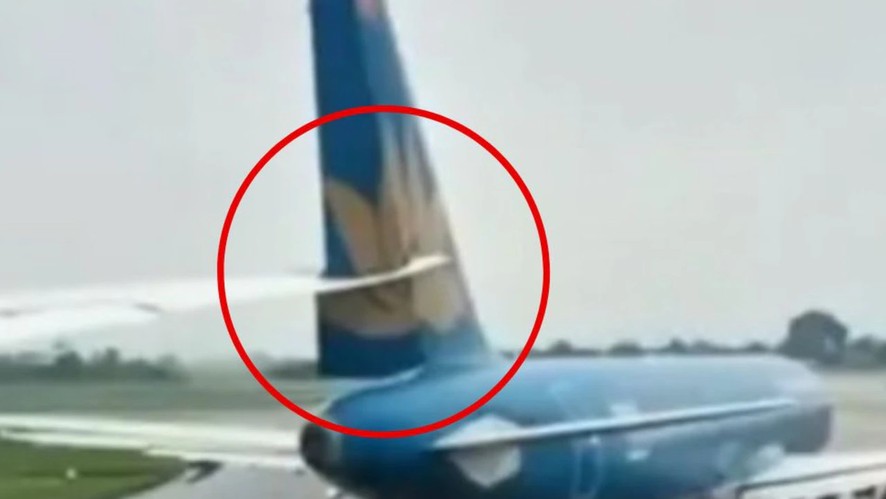 Βίντεο από τη σύγκρουση αεροσκαφών σε διάδρομο στο Βιετνάμ: Φτερό Boeing καταστρέφει το πηδάλιο Airbus