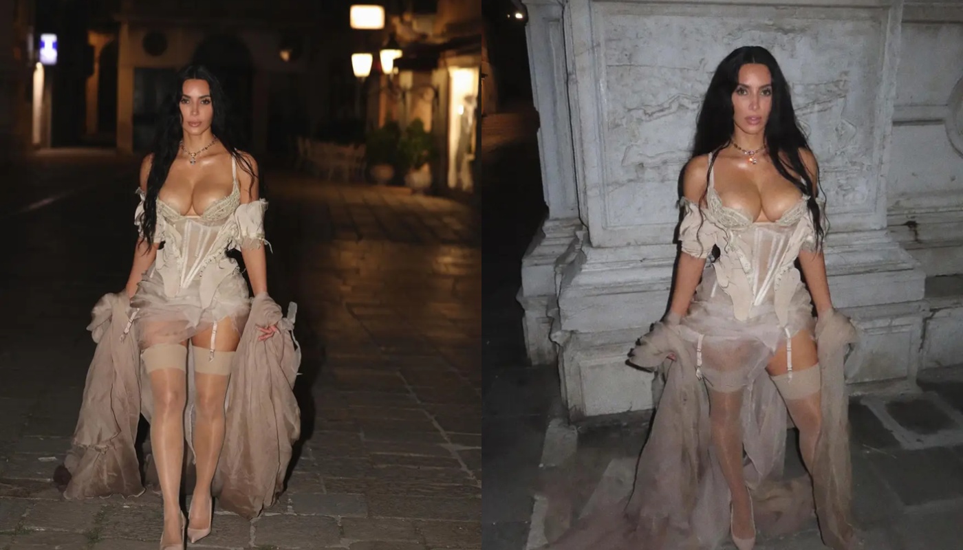 Τους «ζάλισε» όλους η Κιμ Καρντάσιαν στη Βενετία: Εμφανίστηκε με εντυπωσιακό ντεκολτέ και τους «έβγαλε τα μάτια»