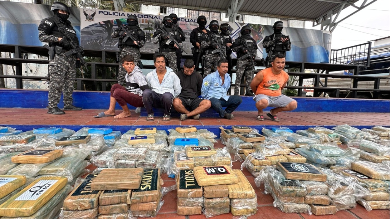 Κατασχέθηκαν 3,5 τόνοι ναρκωτικών στον Ισημερινό – «Βαθύ πλήγμα στην αλβανική μαφία» λένε οι Αρχές (βίντεο)