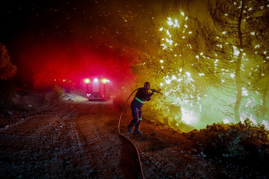 Μεγάλες ζημιές σε καλλιέργειες και αγροτικές εγκαταστάσεις από τη φωτιά στην Εύβοια – Δεν κάηκαν σπίτια