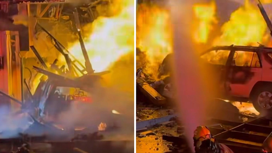 Φωτιά σε εμπορικό κέντρο στη Γιούτα των ΗΠΑ – Βίντεο καταγράφει τη στιγμή της ισχυρής έκρηξης