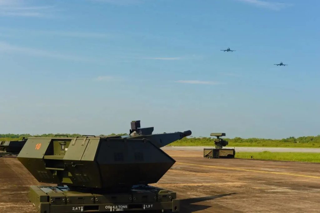 Κατάρριψη ρωσικού drone από ουκρανικό α/α σύστημα Skynex