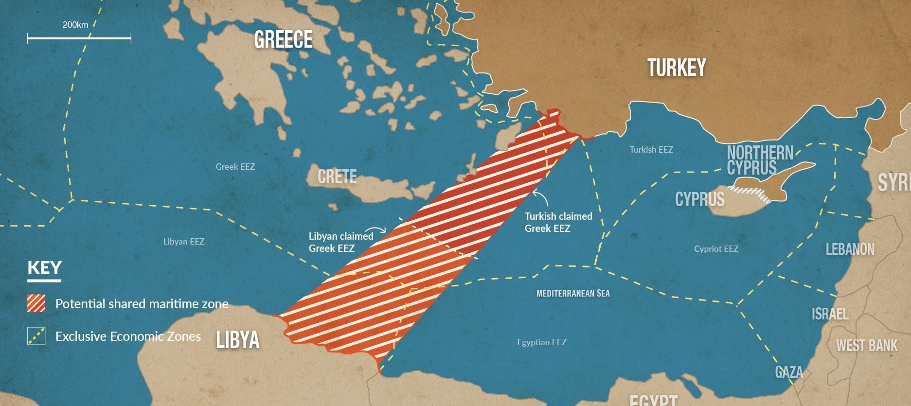 Η Λιβύη κατέθεσε ρηματική διακοίνωση στον ΟΗΕ κατά της Ελλάδας