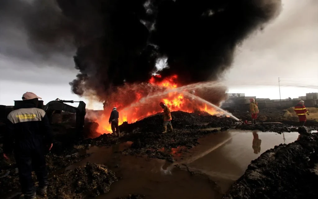 Ισχυρή έκρηξη σε πετρελαιοπηγή στο Ιρακινό Κουρδιστάν: Aνεστάλησαν οι δραστηριότητες παραγωγής