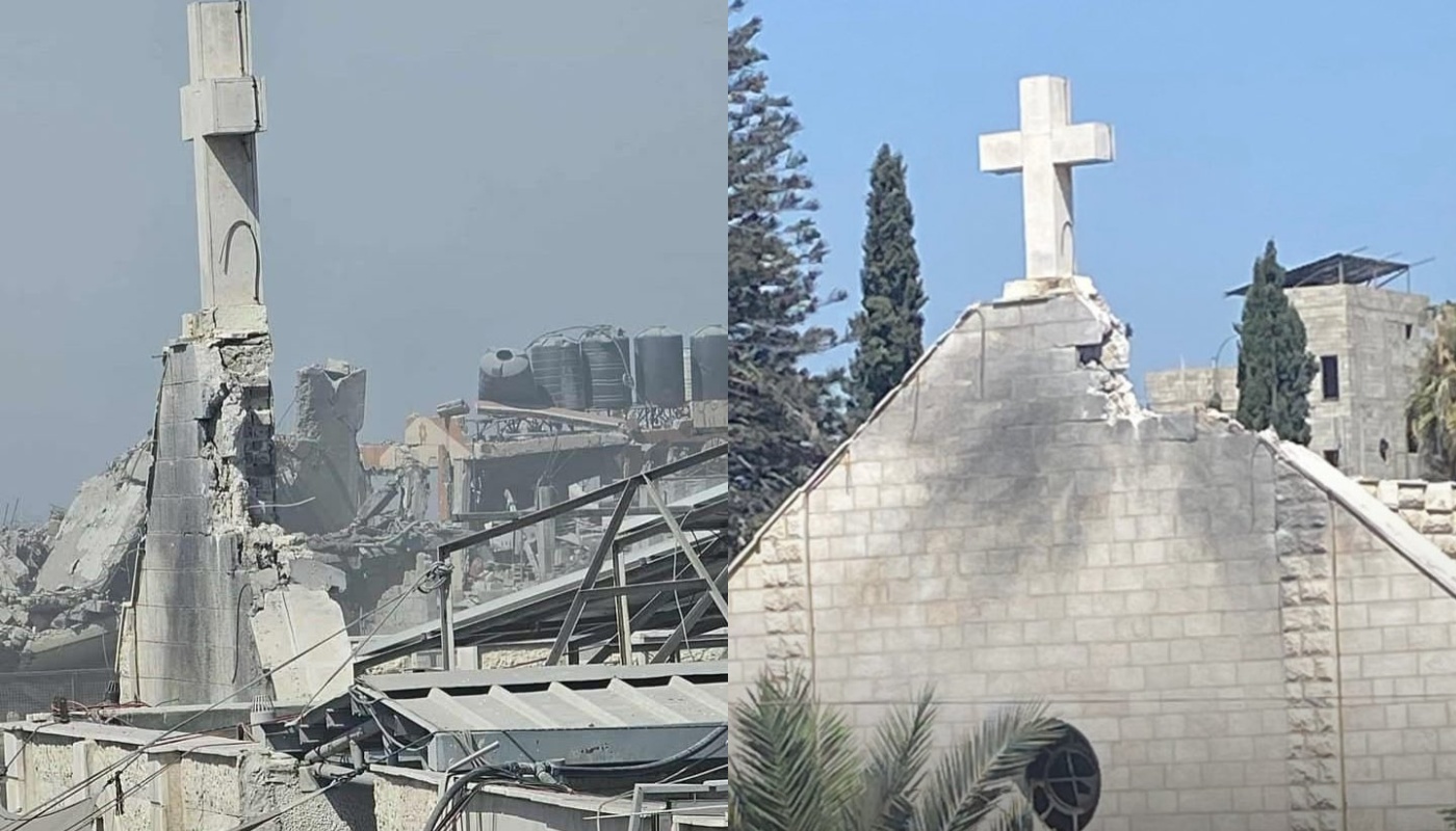 Ισραηλινή επίθεση στη μοναδική καθολική εκκλησία στη Γάζα – Πληροφορίες για δύο νεκρούς (φώτο)