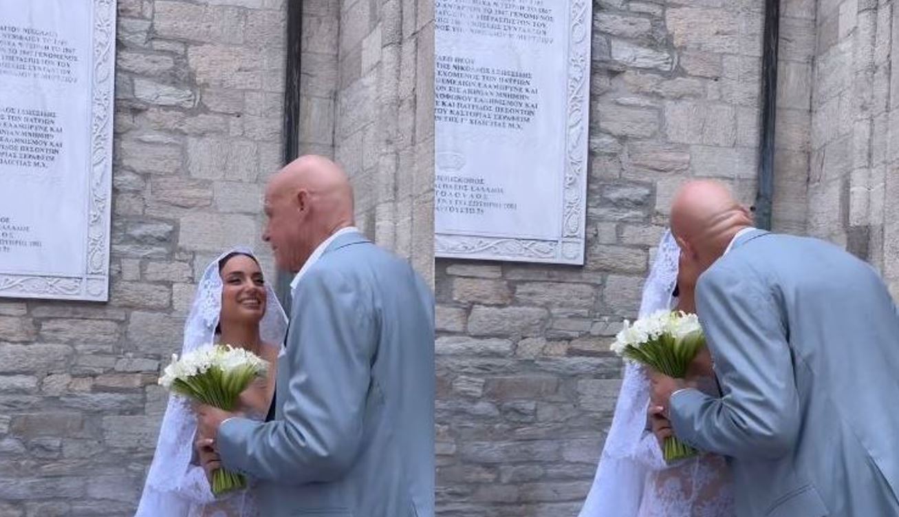 Παντρεύτηκαν Τζώνης Καλημέρης και Ελπίδα Ιακωβίδου – Τα βίντεο από τον γάμο τους
