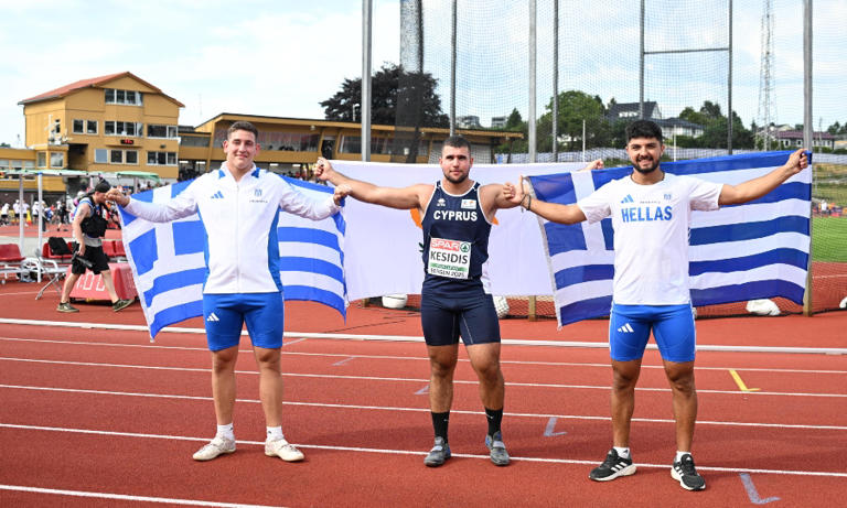 Ελληνικός θρίαμβος στη σφυροβολία: Ασημένιο μετάλλιο ο Γ.Παπαναστασίου και χάλκινο ο Γ.Κορακίδης στο ευρωπαϊκό Κ23
