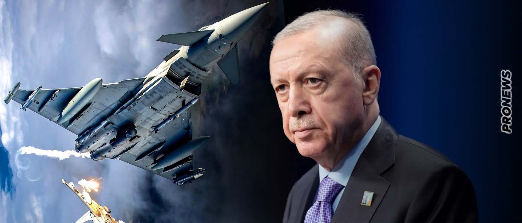 Ο Ρ.Τ.Ερντογάν  ανακοίνωσε την επικείμενη υπογραφή για την απόκτηση 40 μαχητικών Eurofighter