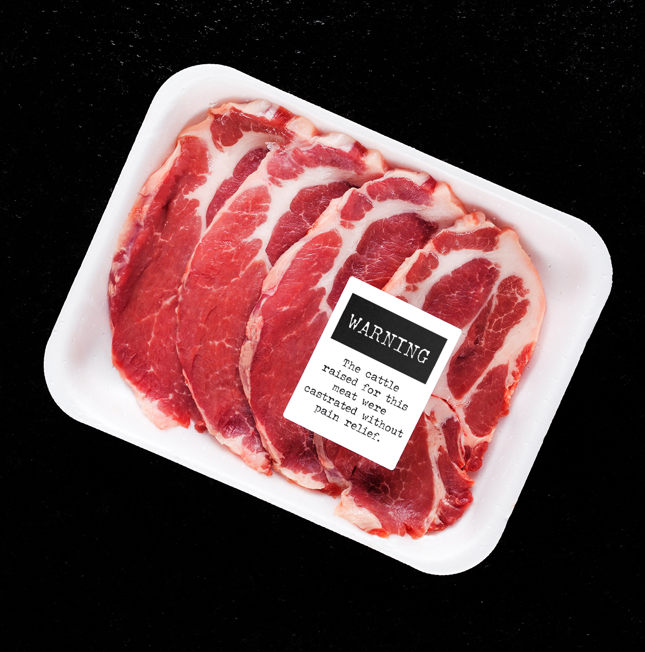 Πρωτοφανές: Ετοιμάζουν ετικέτες με τις οποίες θα μας πιέζουν ψυχολογικά για να μην… τρώμε κρέας!