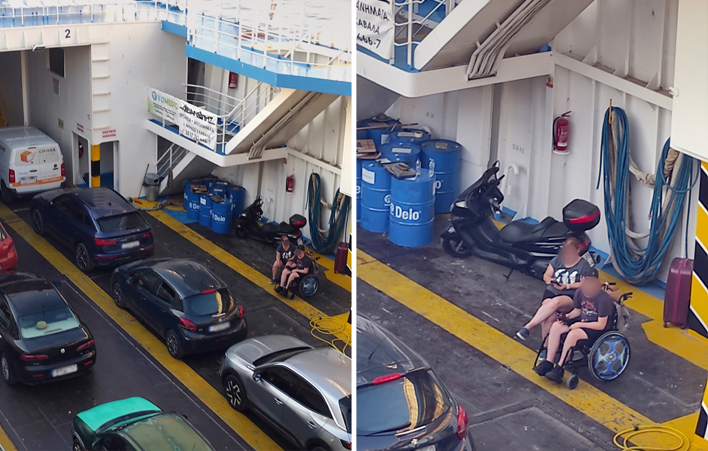 Θάσος: Κυρώσεις σε βάρος του πλοιάρχου για το περιστατικό παιδιού με αμαξίδιο που ταξίδεψε σε γκαράζ ferry boat