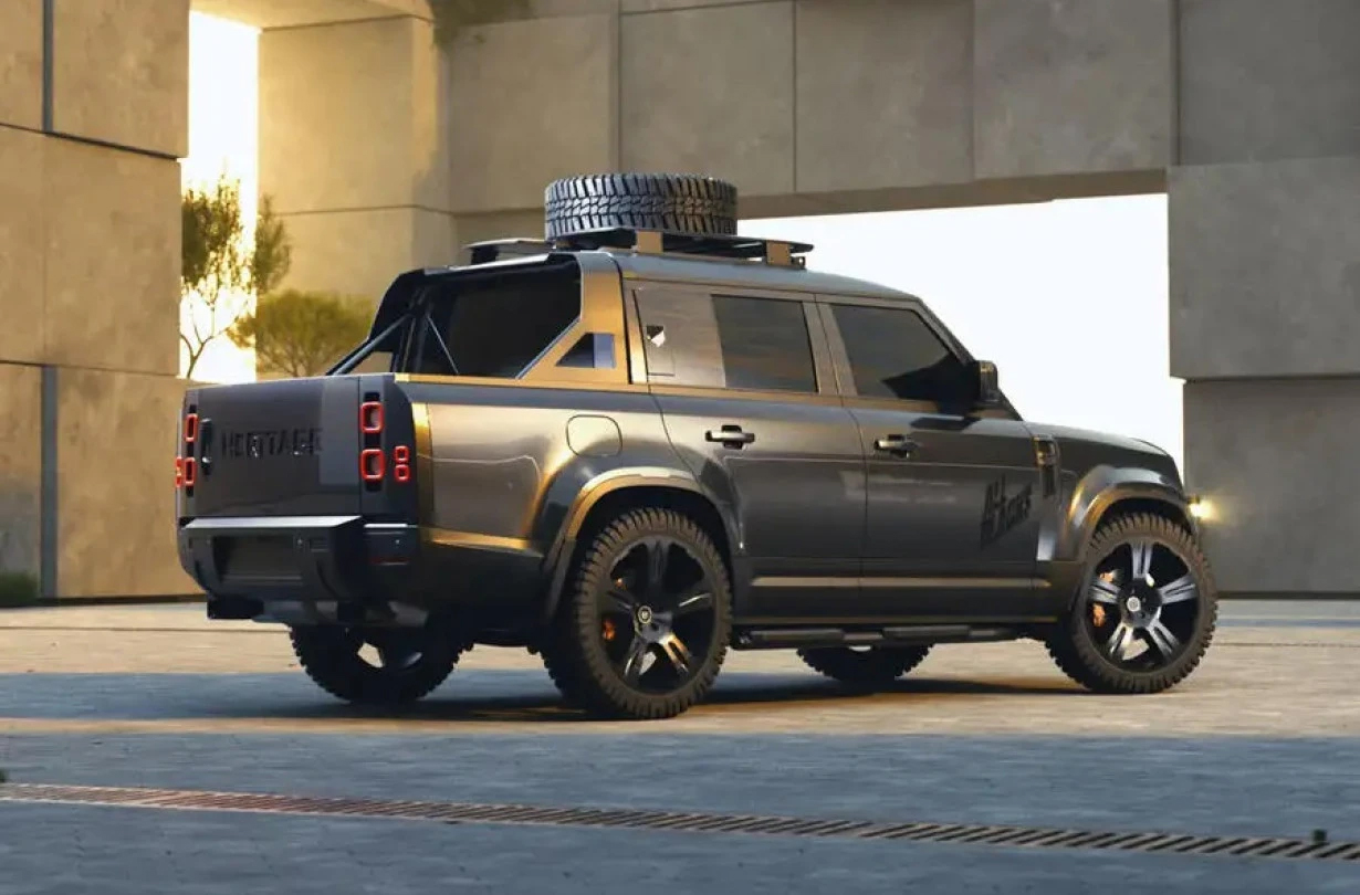 To Land Rover Defender γίνεται διπλοκάμπινο