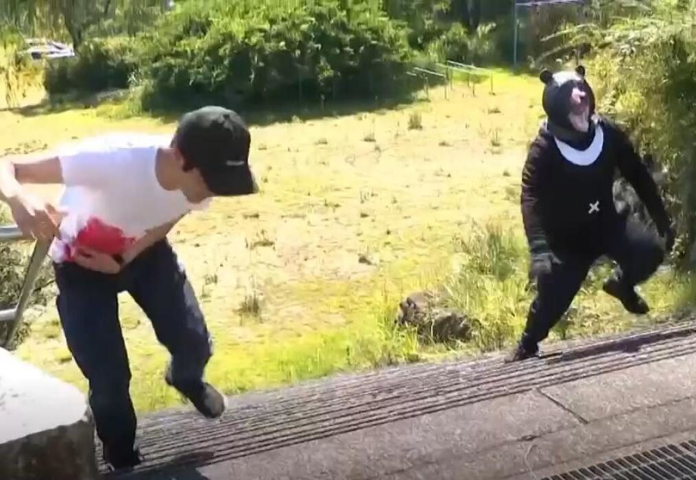 Ιαπωνία: Άντρας ντύθηκε αρκούδα και «επιτέθηκε» σε αστυνομικούς – Ποιος ήταν ο λόγος (βίντεο)