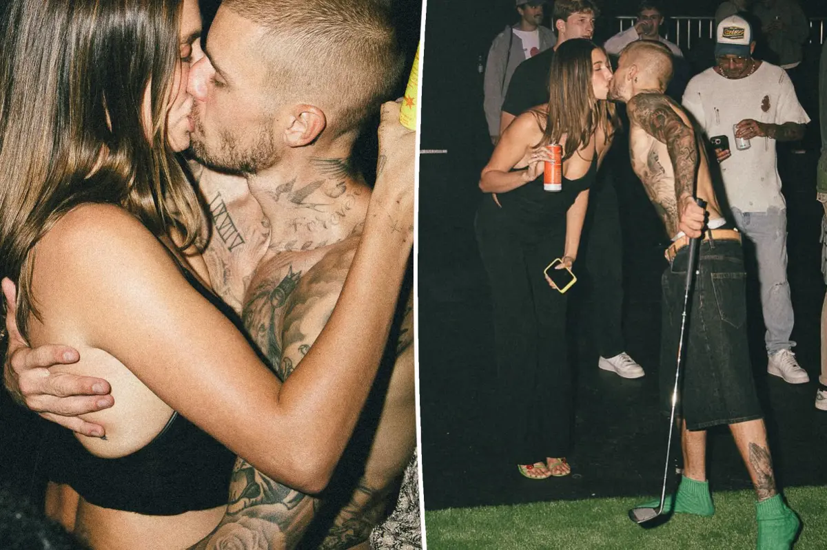 Τζάστιν Μπίμπερ: Το παθιασμένο φιλί με τη Χέιλι Μπίμπερ που «απαντά» στις φήμες περί διαζυγίου (φωτο)