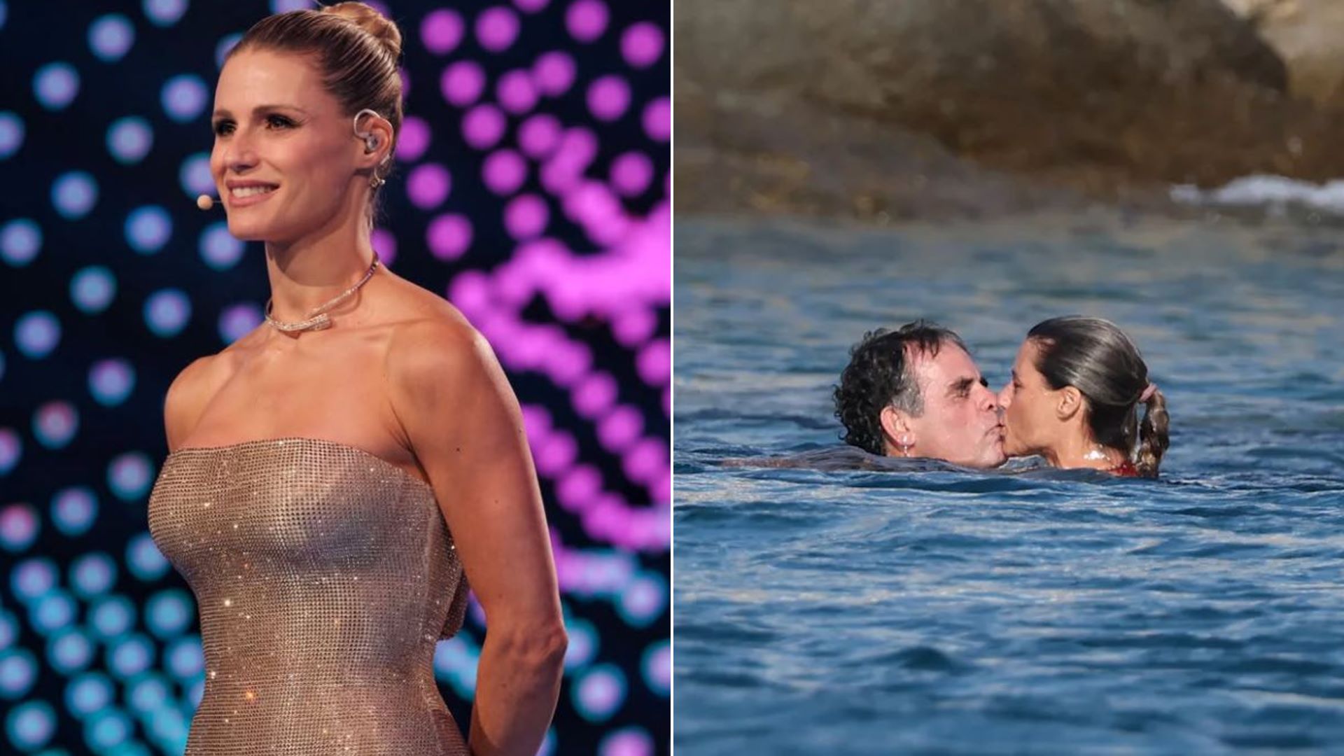 Στη Μύκονο με τον νέο της σύντροφο η παρουσιάστρια της Eurovision – Οι τρυφερές στιγμές τους στη θάλασσα (φωτο)