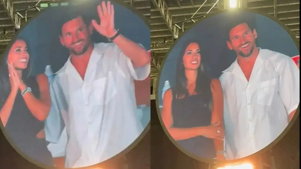 Στη συναυλία των Coldplay ο Λ.Μέσι μαζί με την σύζυγό του: Αποθεώθηκαν από το κοινό και από το συγκρότημα (βίντεο)