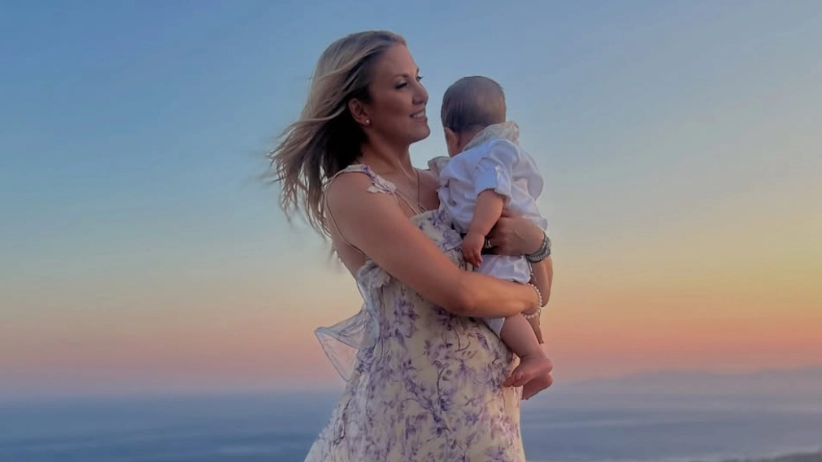 Φ.Πετρογιάννη: Δημοσίευσε φωτογραφίες από τη βάπτιση του γιου της