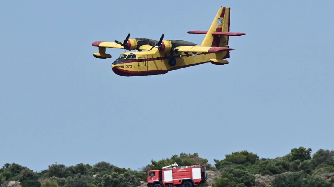 Φωτιά στην Αγιά Λάρισας – Ισχυρή κινητοποίηση της Πυροσβεστικής