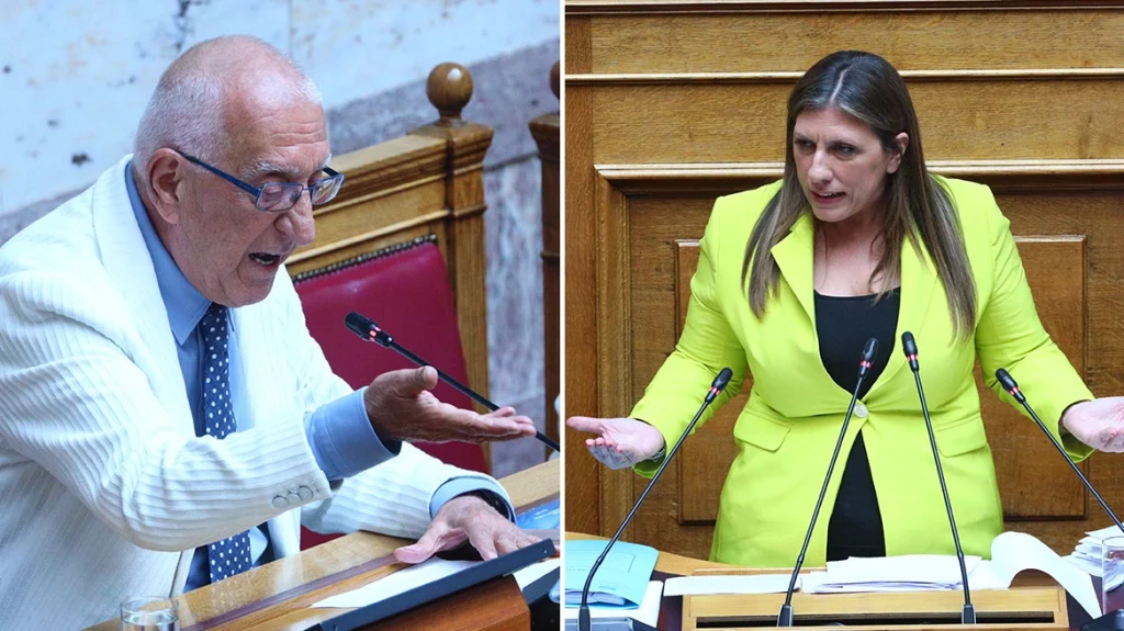 Ν.Κακλαμάνης – Ζ.Κωνσταντοπούλου στη Βουλή: «Σιγά την αντιπολίτευση»-«Αν δεν σας αρέσω κάντε μου πρόταση μομφής»