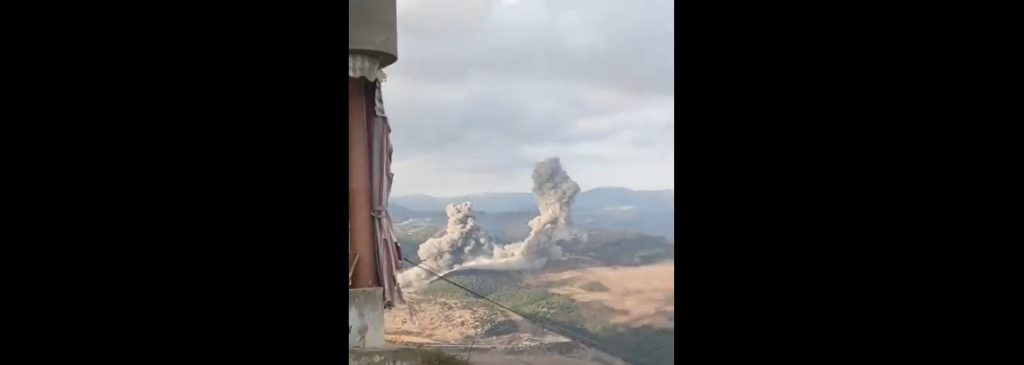 Ισραηλινά πλήγματα σε εγκατάσταση κατασκευής πυραύλων της Χεζμπολάχ στον Λίβανο (βίντεο)