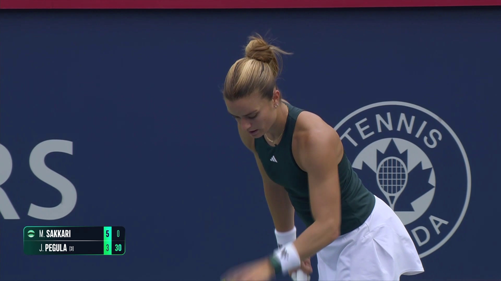 Τ.Πεγκούλα – Μ.Σάκκαρη 2-0: Ήττα και πρόωρος αποκλεισμός για την Ελληνίδα τενίστρια από την διοργάνωση του Μόντρεαλ