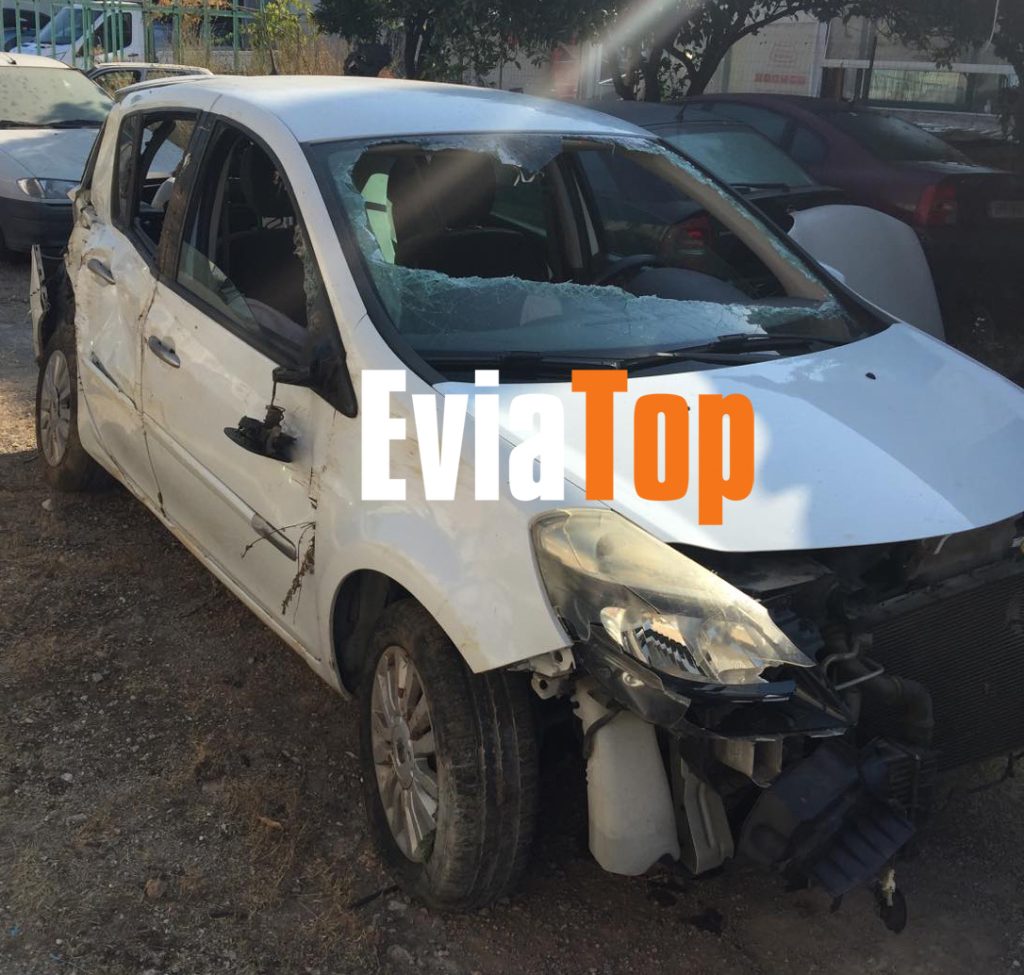 Τροχαίο στην Εύβοια με δυο τραυματίες – Αυτοκίνητο έπεσε σε χαράδρα